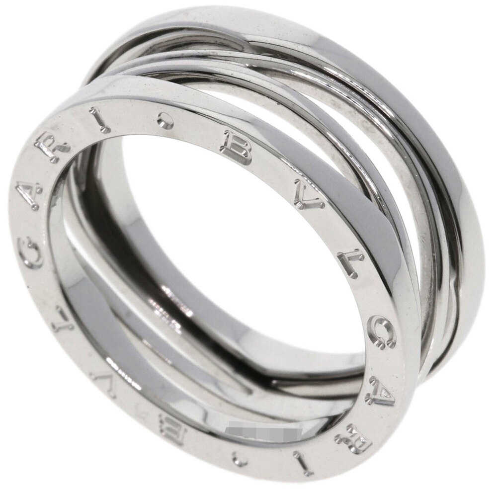Bulgari B-zero1 Legend 3-band #60 Ring, 18K White Gold, Women's BVLGARI